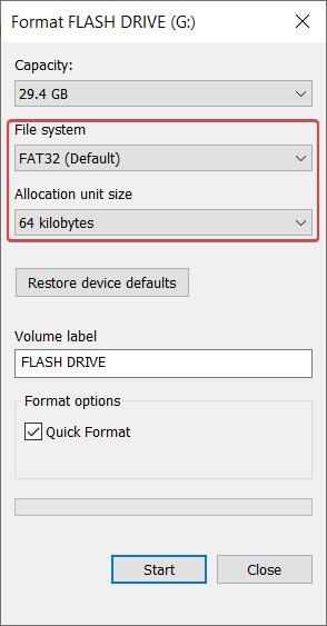 exfat format for usb for mac and windoes